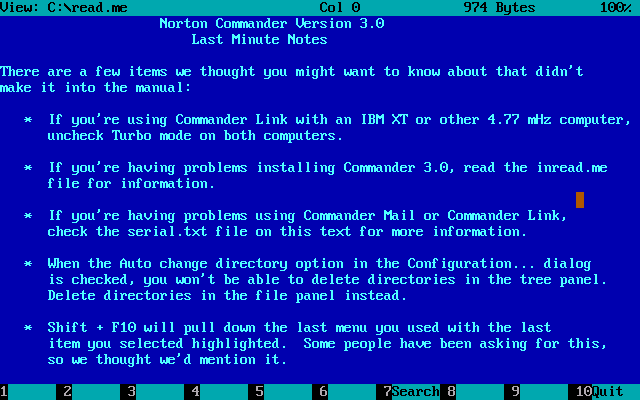 Norton Commander 3 - Viewer